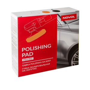 Novol Узкий В-полир.круг на липучке D150х30 розовый(средний)