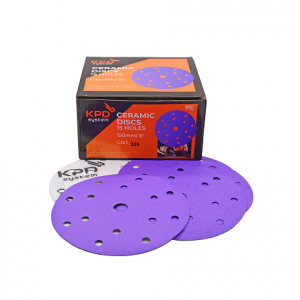 500Р KPD SYSTEM 150мм 15отв CERAMIC Абразивный круг на бумажной основе