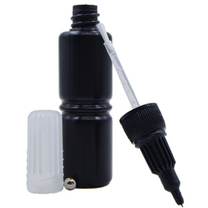 ЧЕРНЫЙ Кисточка для подкраски сколов лакокрасочного покрытия 2 в 1 (кисточка и иголка)