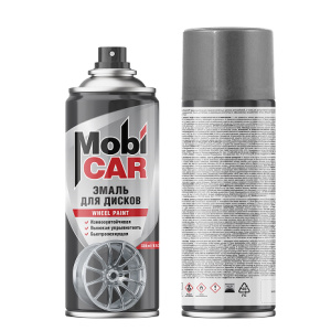 MobiCAR Эмаль для дисков СПРЕЙ 520 мл, Серый