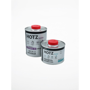 HOTZ Лак акриловый HS 2+1 UV-PROTECT + ОТВЕРДИТЕЛЬ (1л+0,5л)