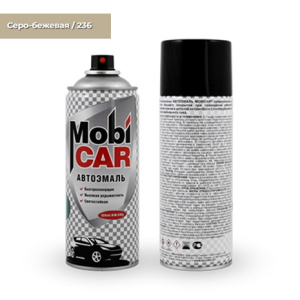 236 MobiCAR Серо-Бежевая СПРЕЙ 520мл
