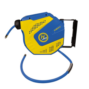 HUBERTH Шланг П/У, армированный, 20м, 10х14мм, 1/4', на самоскручивающейся катушке