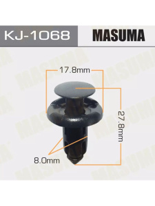 1068KJ Клипса  пластм. крепежная  KJ- 1068 (50 шт. в уп.) ЦЕНА ЗА ШТ.