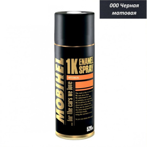 000 Mobihel Черная матовая СПРЕЙ (520 мл)
