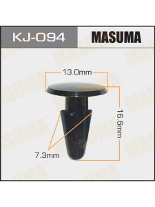 094KJ Клипса  пластм. крепежная  KJ- 094/K-094 (50 шт. в уп.) ЦЕНА ЗА ШТ.