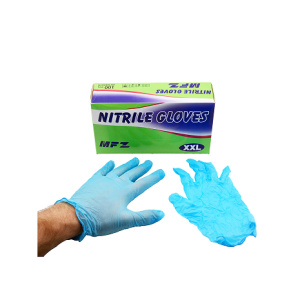  SUP Перчатки нитриловые малярные, Голубые. XXL уп.100шт MFZ ЦЕНА ЗА УПАК.