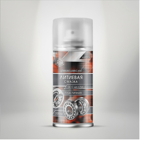 Литиевая смазка (Литол) (аэрозоль) 200мл AGAT AVTO