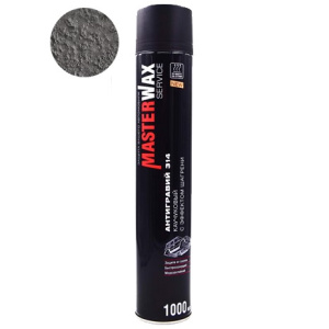 MasterWax Service Антигравий каучуковый с эффектом шагрени 314 аэрозоль 1000 мл черный
