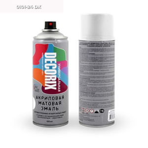 DECORIX Белый матовый СПРЕЙ 520мл (А24)