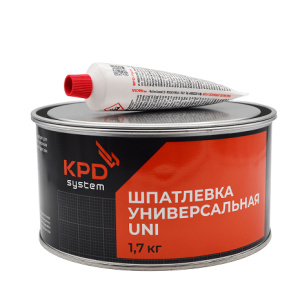 KPD SYSTEM Шпатлевка Универсальная (желтая) UNI 1,7 кг