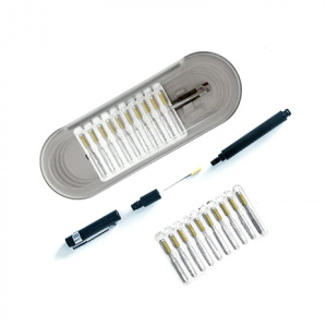 RoxelPro Набор игл с держателем для удаления частичек пыли с влажной краски (10 игл + держатель)