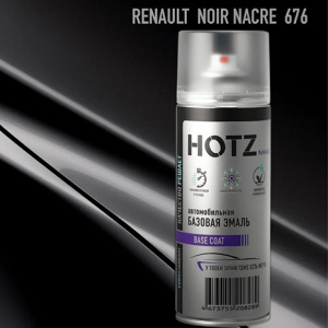 676 HOTZ RENAULT Noir Nacre (Базовая эмаль) 520мл СПРЕЙ