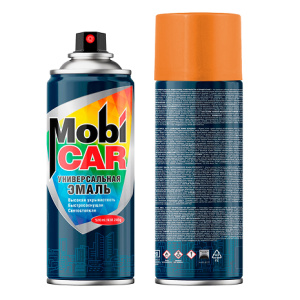 МоbiCAR Оранжевый глянцевый СПРЕЙ 520мл/240г