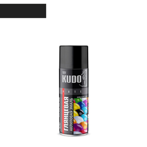 KUDO Черная матовая (9005) 520мл СПРЕЙ