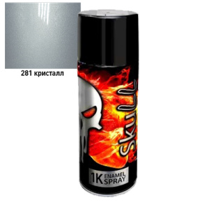 SKULL Аэрозоль эмаль металлик 281 Кристалл  (520 мл)