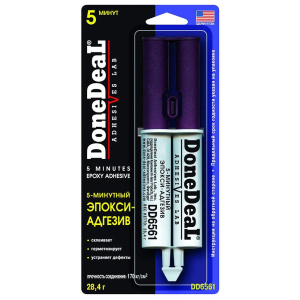 DoneDeal 5-минутный эпокси-адгезив (цвет: прозрачный) 28,4g, 0,03 кг