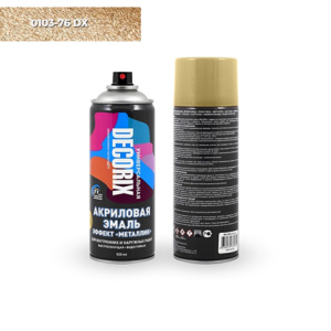 DECORIX Эффект Металлик Искрящееся Золото 520мл (А76) 