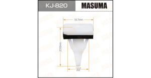 820KJ Клипса  пластм. крепежная  KJ- 820 (50 шт. в уп.) ЦЕНА ЗА ШТ.