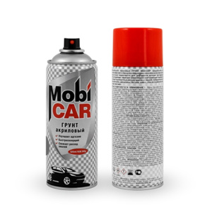 MobiCAR Грунт акриловый красно-коричневый по ржавчине СПРЕЙ 520мл