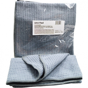 SMOOLAD Сушащая микрофибровая салфетка Premium Quality Microfiber (оверлок) (60смх40см)