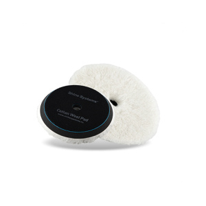Shine Systems Cotton Wool Pad - полировальный круг мех с хлопком 155 мм