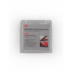 3M Скотч GT 2-х стор.пенакриловый в блистере т-серый,0.8мм (015мм*5м)