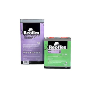 хс REOFLEX Лак 2К НS (2+1) акрил (5л) + ОТВЕРДИТЕЛЬ (2,5л)