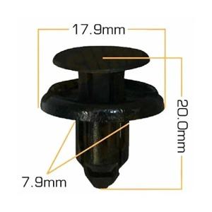 1603KJ Клипса  пластм. крепежная  KJ-1603 (50 шт. в уп.) ЦЕНА ЗА ШТ.