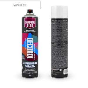 DECORIX Белый глянцевый СПРЕЙ 780мл