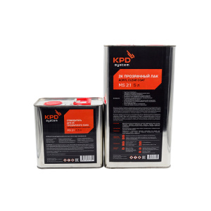 KPD SYSTEM 2K Лак прозрачный MS (лак 5л + 2,5л) УФ-СТОЙКИЙ