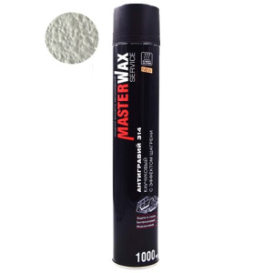 MasterWax Service Антигравий каучуковый с эффектом шагрени 314 аэрозоль 1000 мл белый