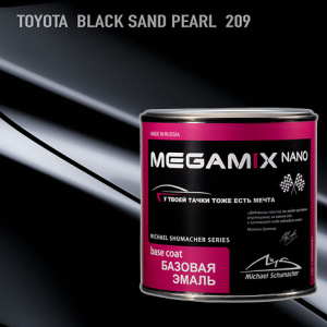 209 MEGA MIX Toyota Black Sand Pearl металлик (850 мл)