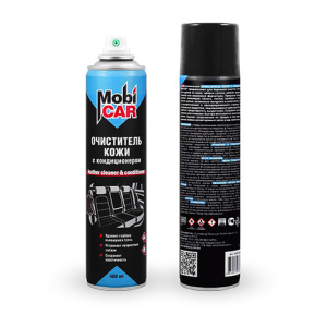 MobiCAR Очиститель кожи с кондиционером  СПРЕЙ (400 мл)