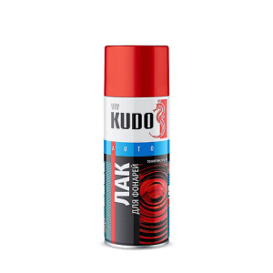 KUDO Тонировка для фар красная (400мл)