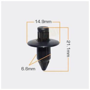 034KJ Клипса  пластм. крепежная  KJ- 034/K-034 (50 шт. в уп.) ЦЕНА ЗА ШТ.