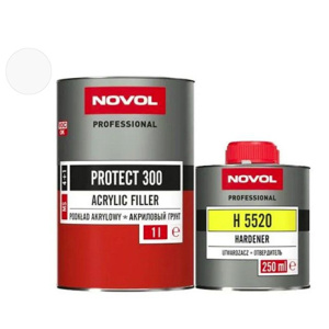 Novol Грунт MS (4+1) PROTECT300 акрил+отв. H5520 (1л+0,25л) (Белый)