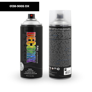 DECORIX Эмаль RAL PROFESSIONAL Глубоко черный ГЛЯНЦЕВЫЙ RAL9005