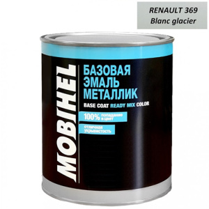 369 RENAULT blanc glacier UNI металлик Mobihel (1л)  Ж/Б