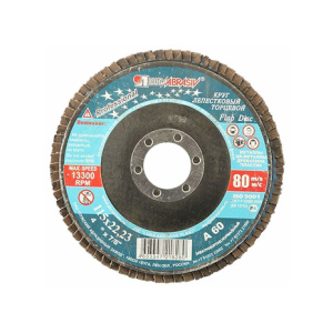 LUGA Диск лепестковый торцевой Баз(125х60х22)(P60)