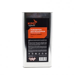 KPD SYSTEM Разбавитель для металликов Железная банка 5л