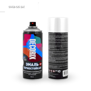 DECORIX Эмаль термостойкая +400 БЕЛЫЙ 520мл