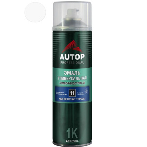 AUTOP №11 - Эмаль алкидная Белая глянцевая (650мл) СПРЕЙ