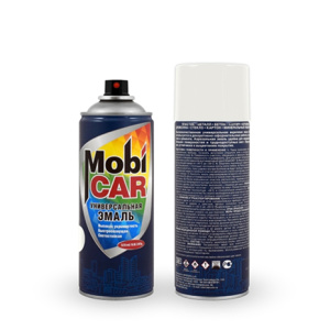 МоbiCAR Белый Матовый СПРЕЙ 520мл/240г (На 20% больше краски!!!)