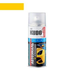 KUDO 1035 Золотисто-желтый (алкид) 520мл СПРЕЙ