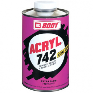 Растворитель Body 742 ACRYL (оч. медл.) (1л)