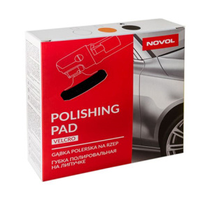 Novol Узкий С-полир.круг на липучке D150х30 Черный (мягкий)