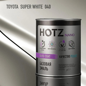040 HOTZ Эмаль базовая Toyota Super White (1000 мл)