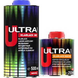 Novol ULTRA Лак MS (2+1) KLARLACK 300 акр. (0.5л)+отв.(0.25л)