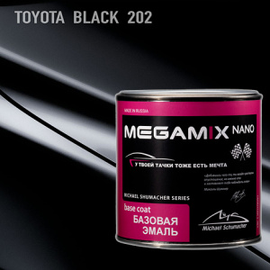 202 MEGA MIX Toyota Black металлик (850 мл)